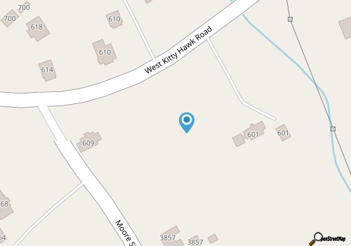 Kitty Hawk Beach Bungalow map location