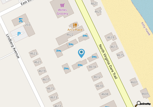 Saltaire Cottages 6: 2BR Steps to Private Beach Access Screen Porch Pool map location