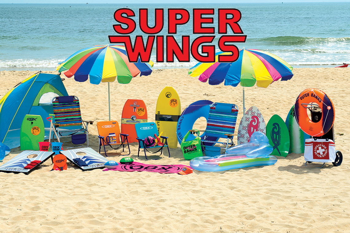 Super Wings beach gear