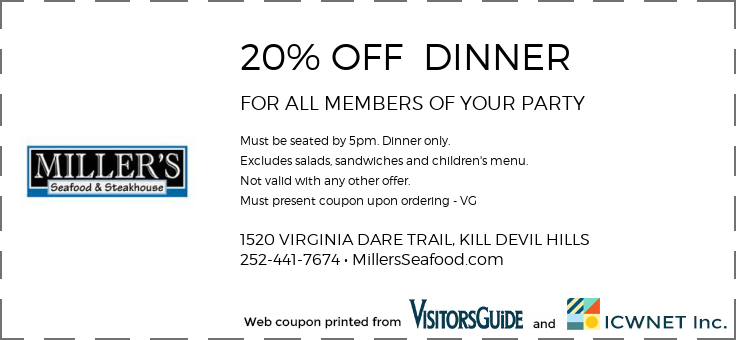 20% OFF DINNER FOR ALL MEMBERS OF YOUR PARTY