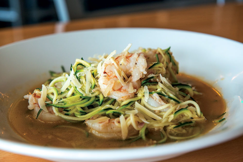 Low Tide Bar & Grill shrimp entree