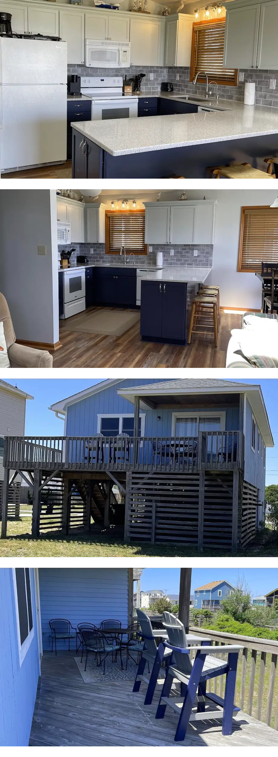 Comfortable OBX Beach Box Cottage ~ Ocean views, 2 min walk to the beach!